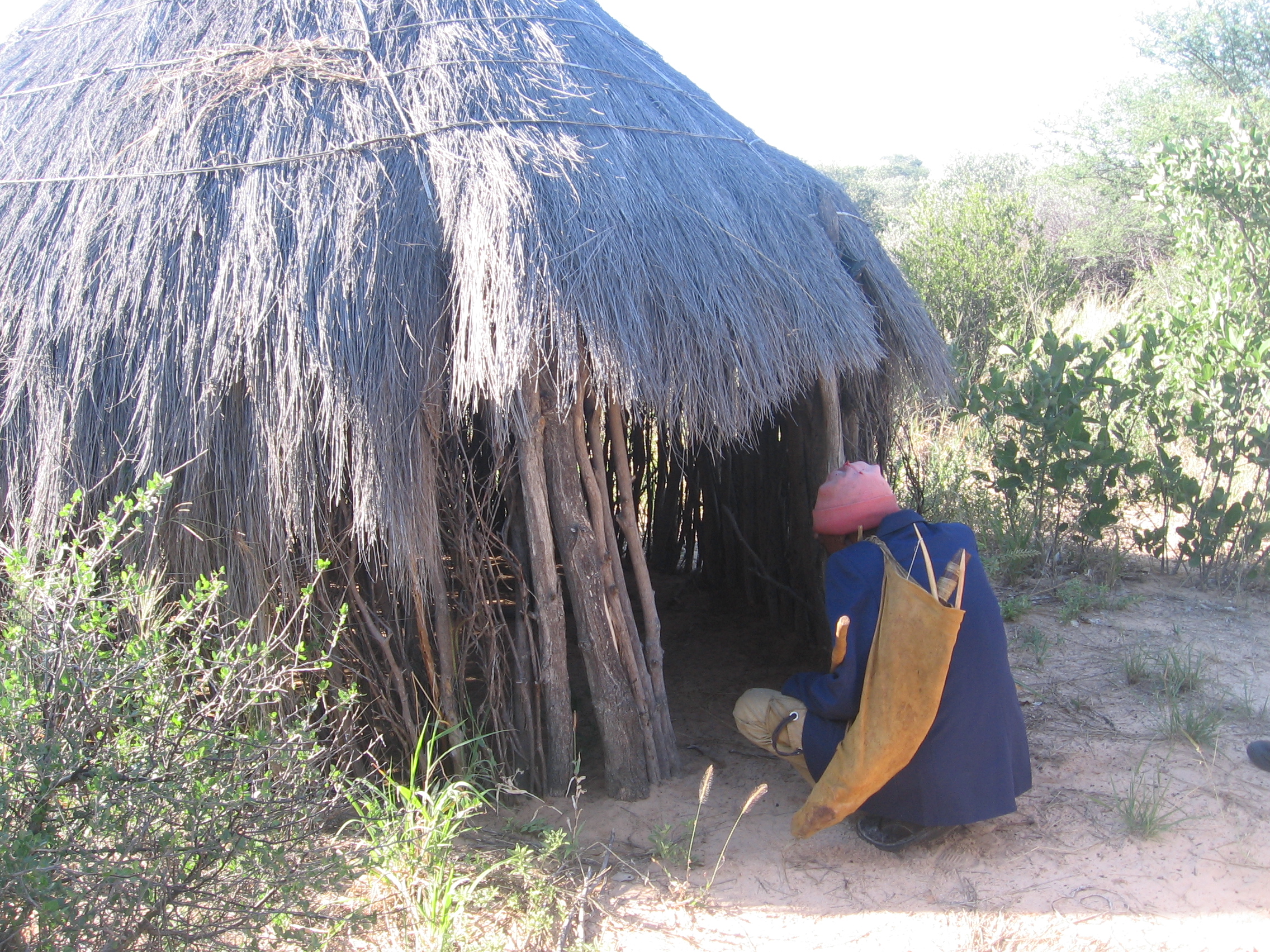 Botswana bushman house